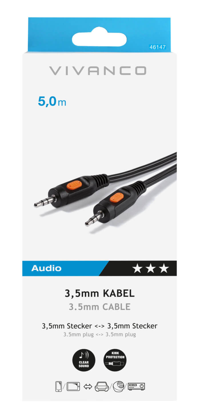 Audio connection 3.5 mm, 5m - Image 2