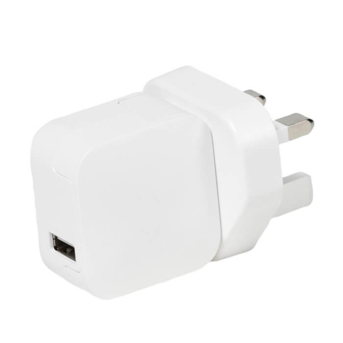 USB Mains Charger 2.4A, with Smart IC