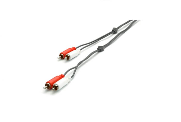 RCA connection, stereo, 2,5m