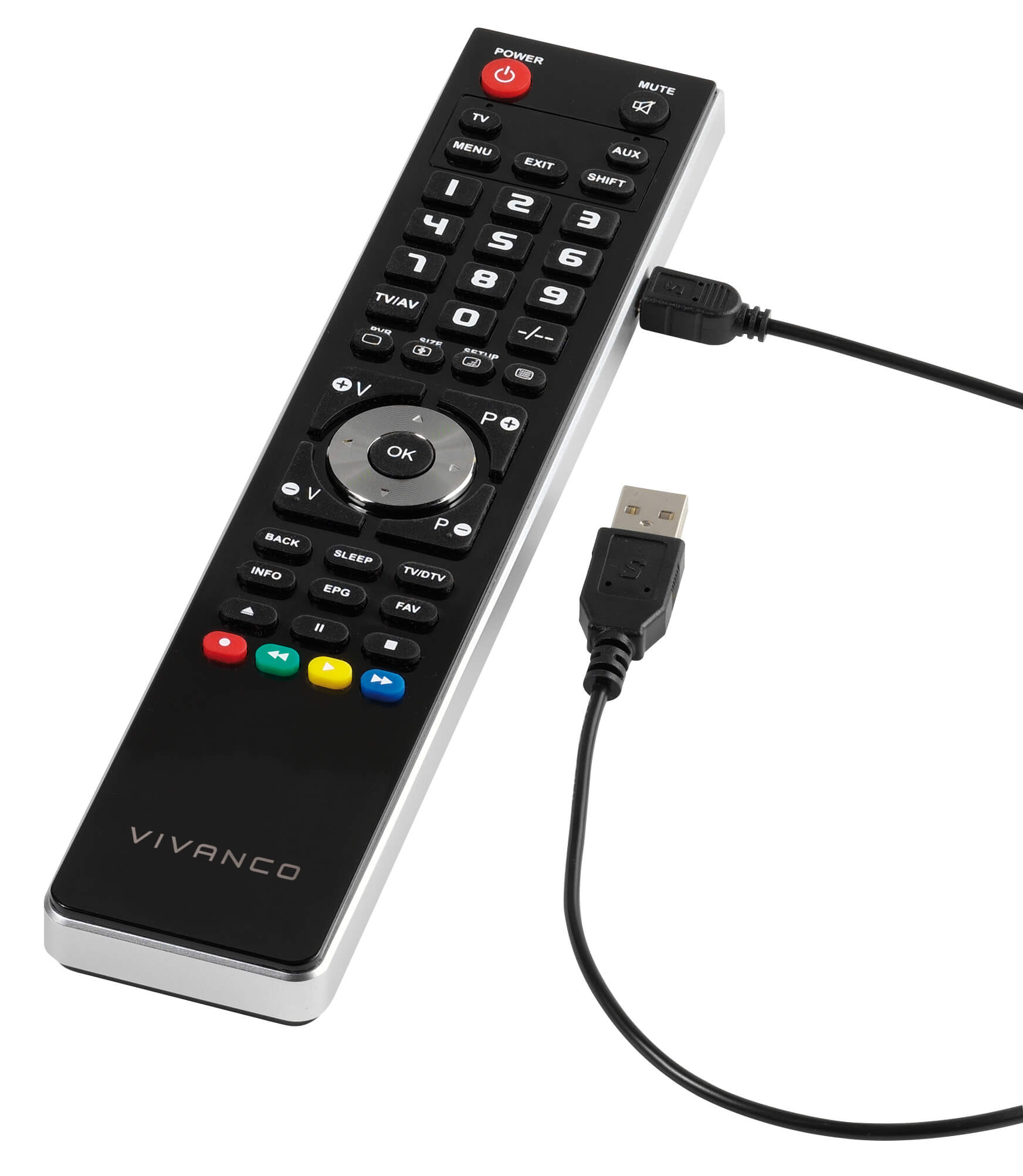 Universal Remote Control 2in1, PC programmable Vivanco