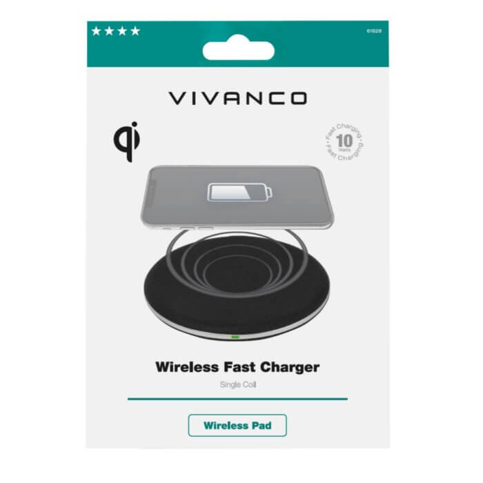 wireless QI fast charging pad, 10W