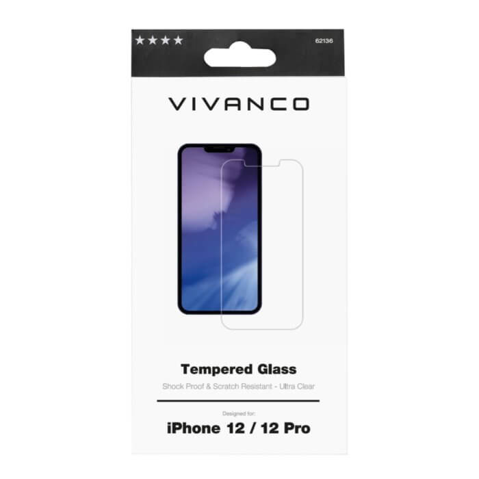 2D tempered glass for iPhone 12, iPhone 12 Pro - Image 2