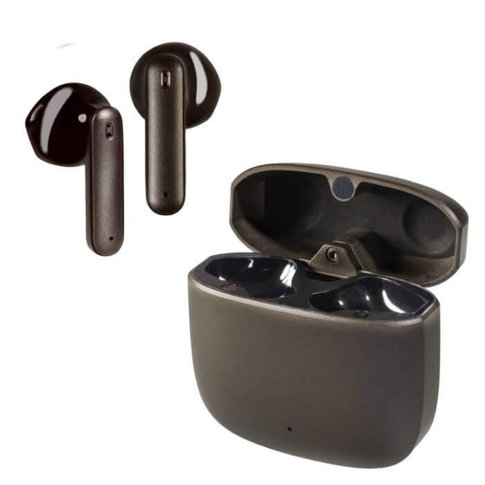 Bluetooth® Metal Pair True Wireless Stereo Metallic Headset, Anthracite - Image 2