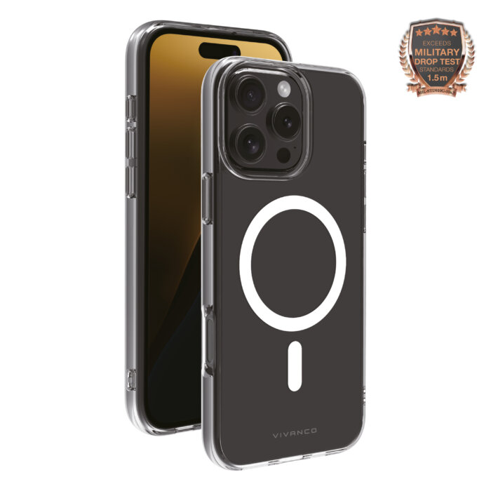 Mag Steady Cover for iPhone 16 Pro Max clear