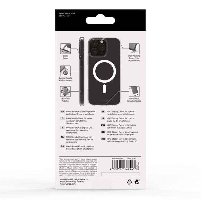 Mag Steady Cover for iPhone 16 Pro Max clear - Image 5